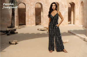 Perola Jumpsuit - Current Black