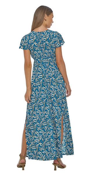 レイラニ マキシドレス トロピカル スティール ブルー