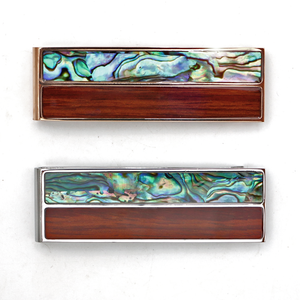 Koa Wood and Abalone Money Clip