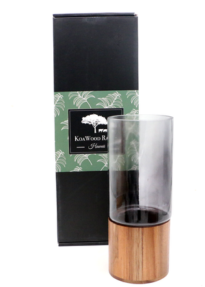 Hawaiian Koa Wood Cylinder Vase