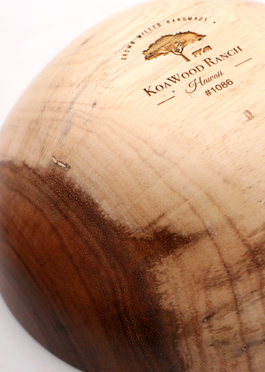 Hawaiian Koa Wood Bowl #1086 - Medium