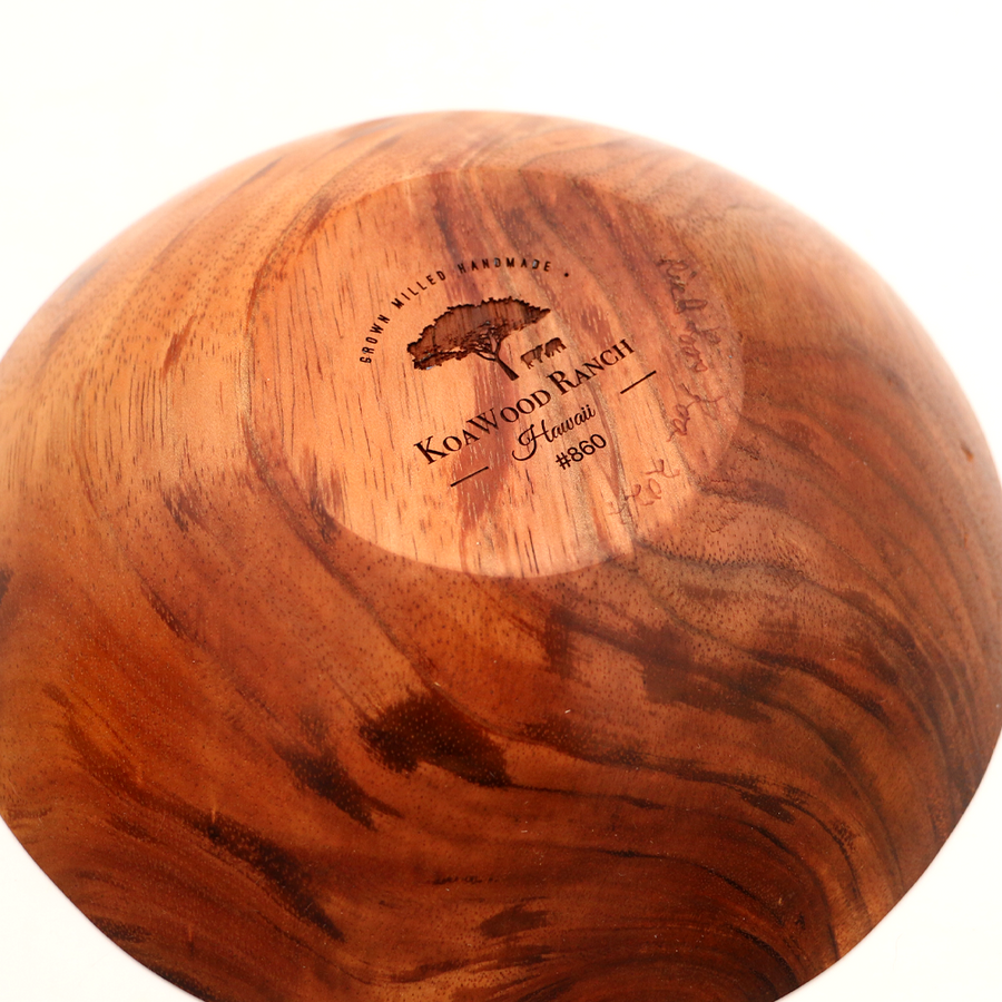 Hawaiian Koa Wood Bowl #860 - Medium