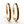 Koa Wood and Steel Hoop Earrings - Silver, Gold, or Rose Gold