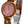 Ladies Koa Wood Watch - Pink Face