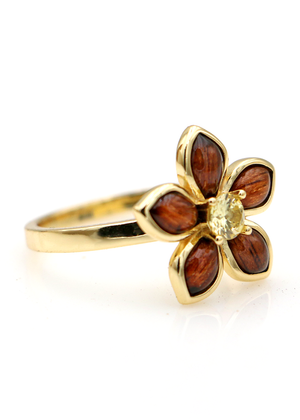 Koa-hout wolfraamring 3 mm