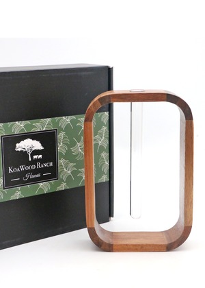 Hawaiian Koa Wood Modern Vase