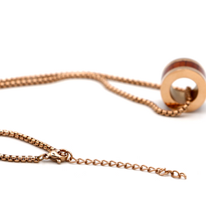 Koa Wood Inlay Barrel - Stainless Steel