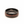 Koa Wood Black Tungsten Ring Rounded 8mm