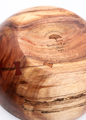 Hawaiian Koa Wood Plate  #1001 - Large