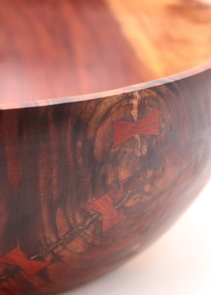 Hawaiian Koa Wood Plate  #1001 - Large