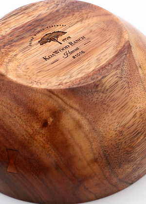 Hawaiian Koa Wood Bowl #1016 - Medium