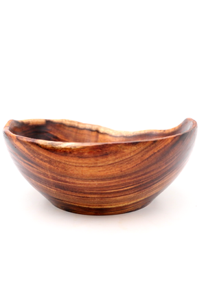Hawaiian Koa Wood Natural Edge Bowl #1017 - Medium