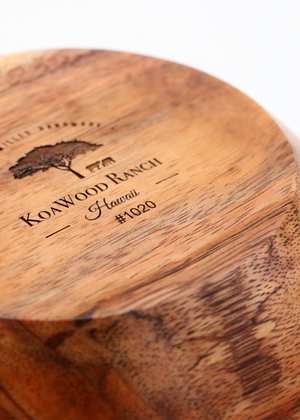 Hawaiian Koa Wood Bowl #1020 - Medium