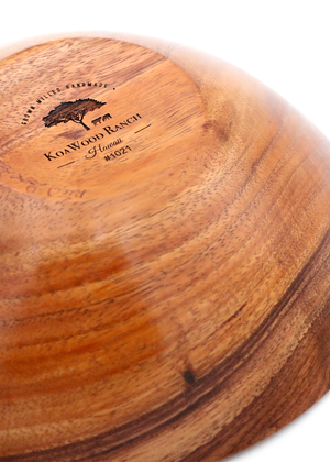 Hawaiian Koa Wood Bowl #1021 - Medium