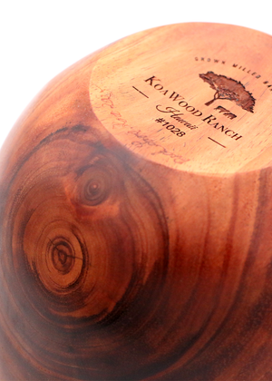Natural Edge Koa Bowl #1028 - Small