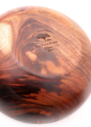 Hawaiian Koa Wood Bowl #1067 - Large