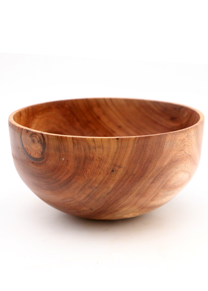 Hawaiian Koa Wood Bowl #1075 - Medium - Front View