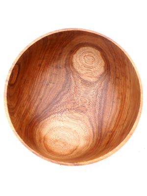 Hawaiian Koa Wood Bowl #1075 - Medium - Top View
