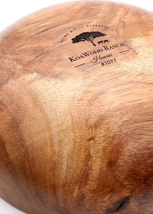 Hawaiian Koa Wood Bowl #1077 - Medium