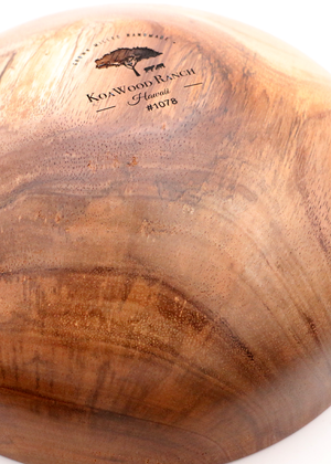 Hawaiian Koa Wood Bowl #1078 - Medium