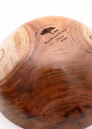 Hawaiian Koa Wood Bowl #1082 - Medium