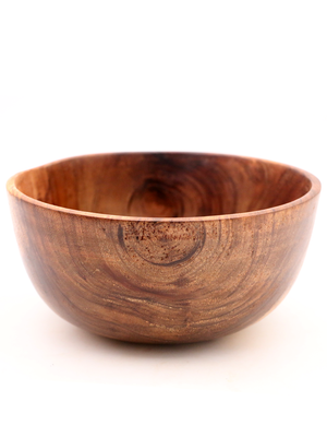 Hawaiian Koa Wood Bowl #1095 - Medium - Front View