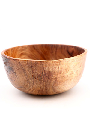 Hawaiian Koa Wood Bowl #1095 - Medium - Side View 1