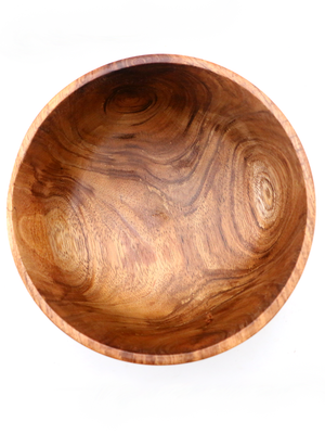 Hawaiian Koa Wood Bowl #1095 - Medium - Top View