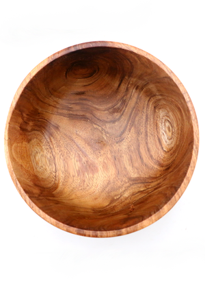 Hawaiian Koa Wood Bowl #1095 - Medium - Top View