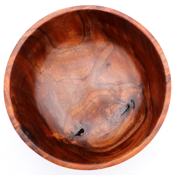 Hawaiian Koa Wood Live Edge Bowl #841 - Large