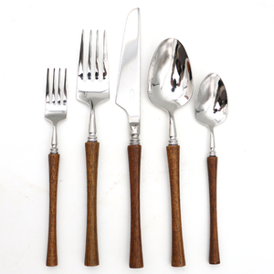 Hawaiian Koa Wood 5 PC Flatware Set