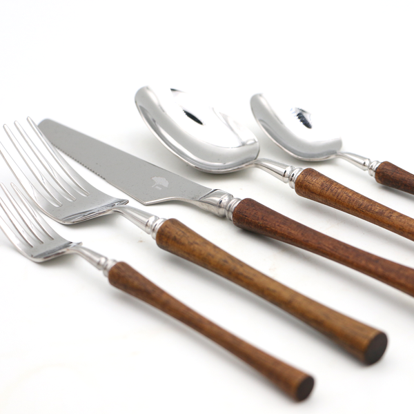 Hawaiian Koa Wood 5 PC Flatware Set