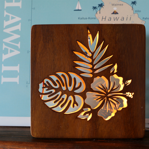 Koa Wood Flora Night Light