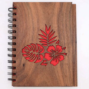 Koa Wood Flora Notebook