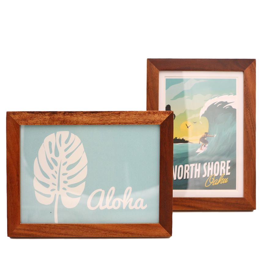 Koa Wood 4x6/5x7" Frame - Narrow Border