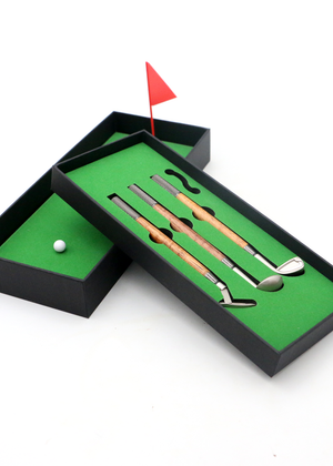 Hawaiian Koa Golf Club Pen Set of 3