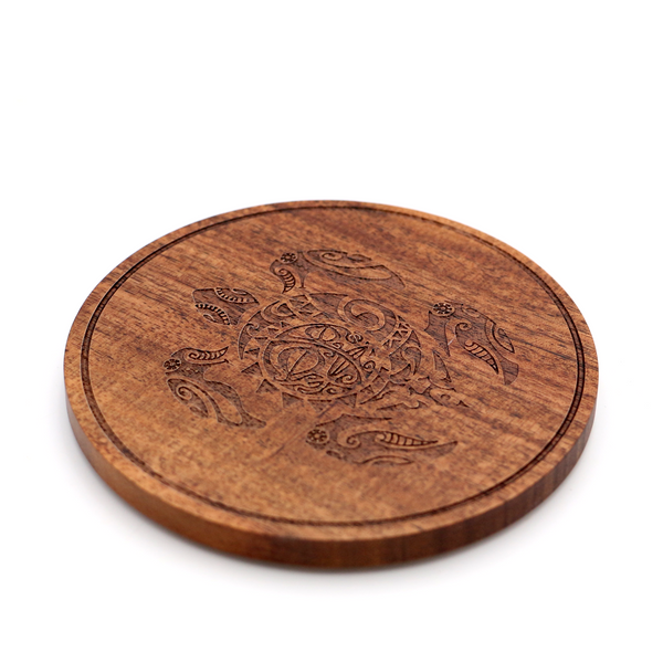 Koa Wood Honu Coaster