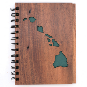 Koa Wood Hawaii Islands Notebook