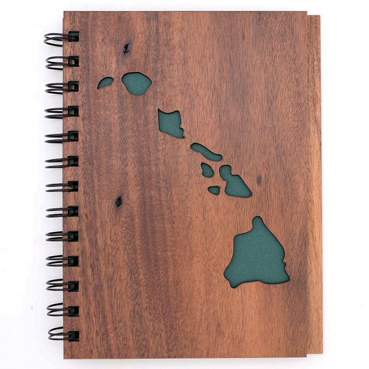 Koa Wood Hawaii Islands Notebook