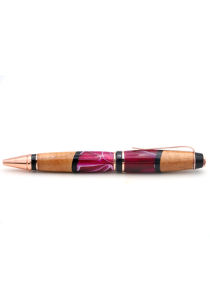 Hawaiian Koa and Lavender Resin Cigar Pen