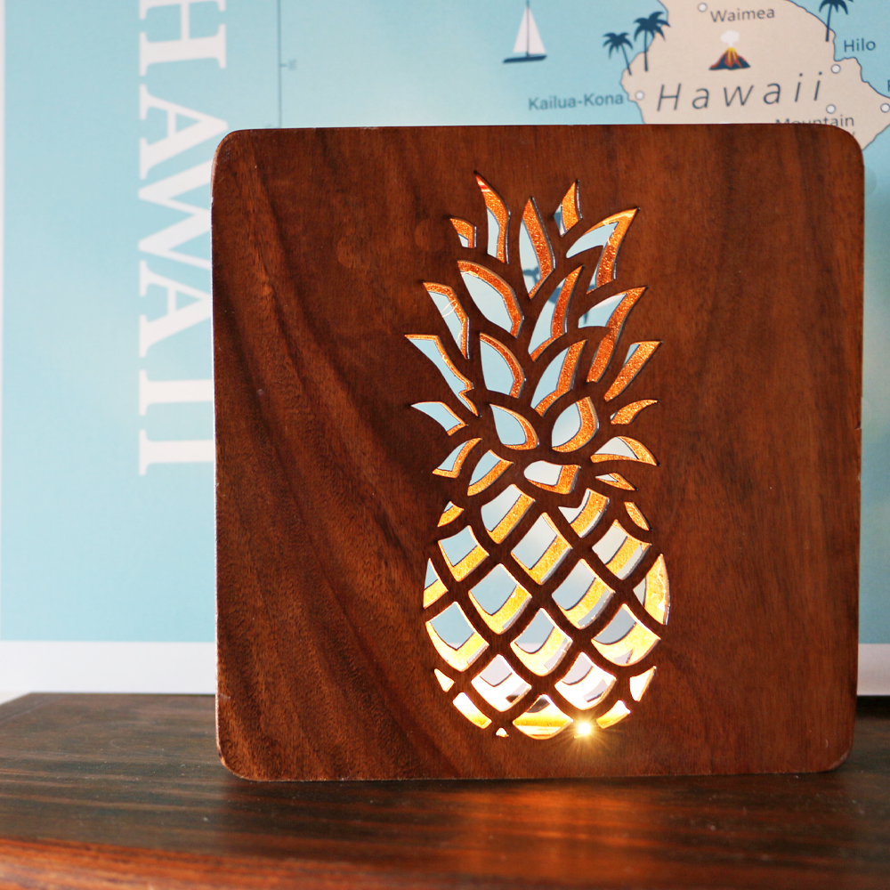 Hawaiian Pineapple Lamps GIGALUMI 15ft 20 LED Pineapple String Lights,