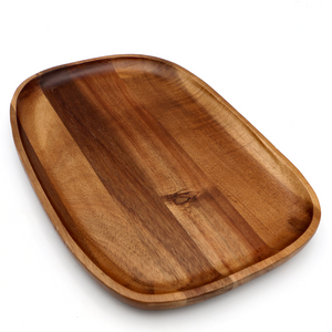 Hawaiian Koa Wood Plate - 12" x 8"