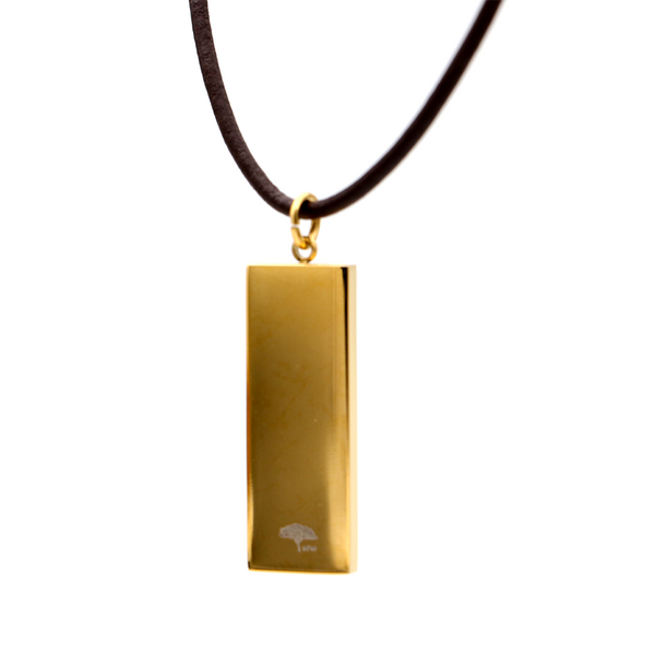 Koa Rectangle Pendant