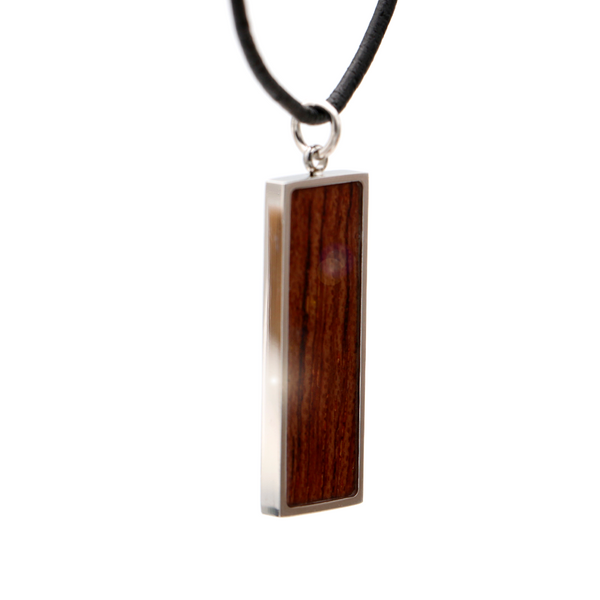 Koa Rectangle Pendant