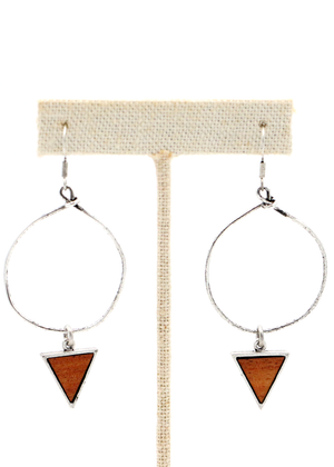Koa Wood Triangle with Wire Hoop