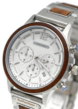 Ikaika - Hawaiian Koa and Stainless Steel Watch