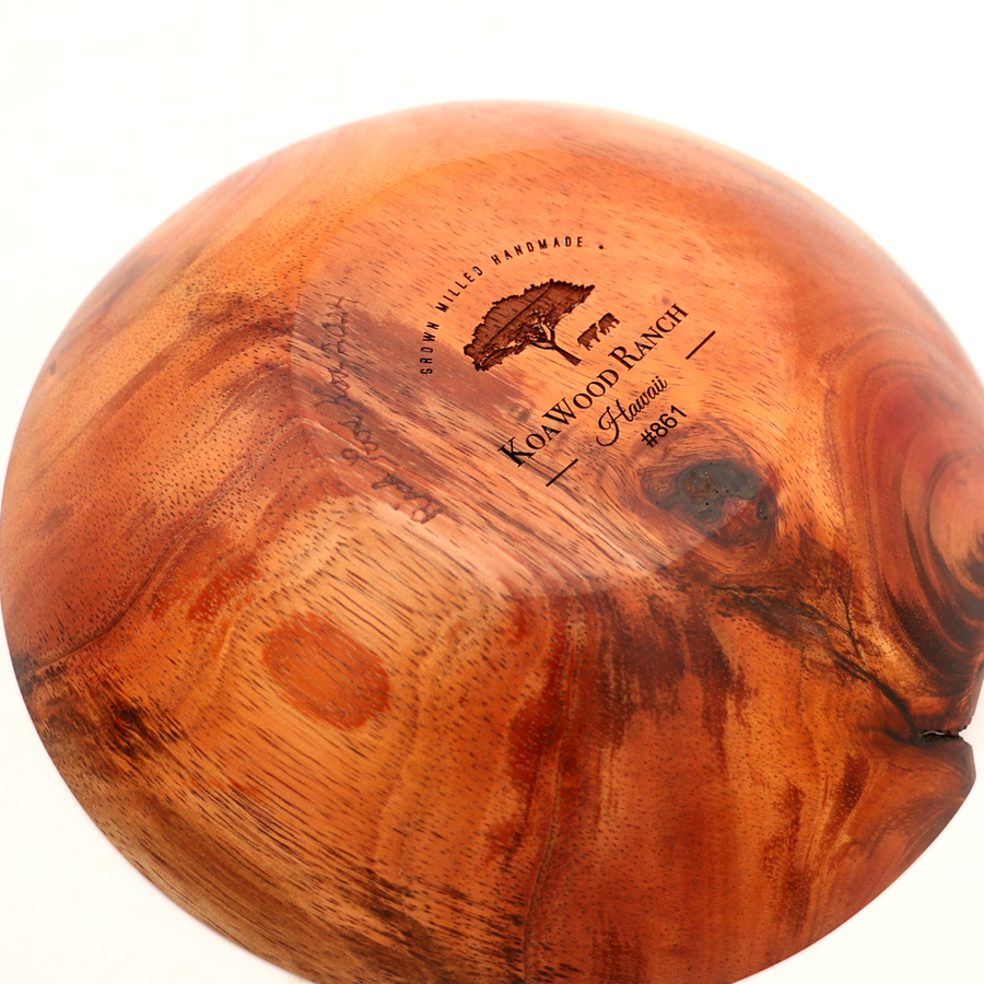 Hawaiian Koa Wood Bowl #861 - Medium