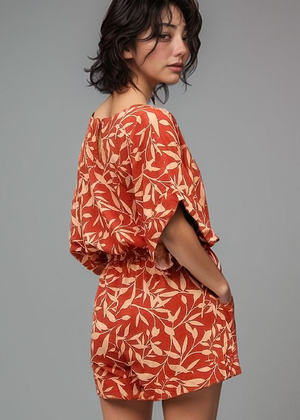 Kona Romper - Floral Sunset