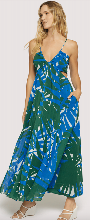 Palazzo Palm Maxi Dress