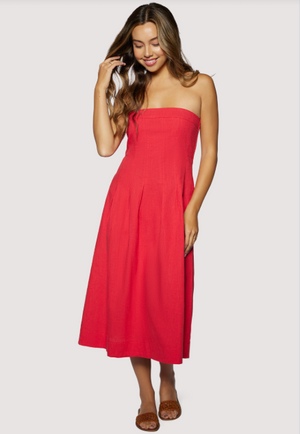 Ruby Breeze Midi Dress